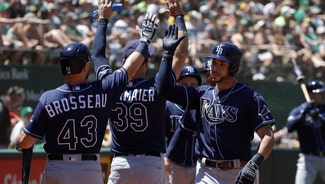 Next Story Image: Rays come out swinging to beat A's 8-2, end long stretch